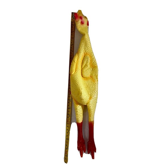 Plastic Chicken Toy Farm 20" Long Wall Decor Thanksgiving Fun Scary Toy - Picture 3 of 8